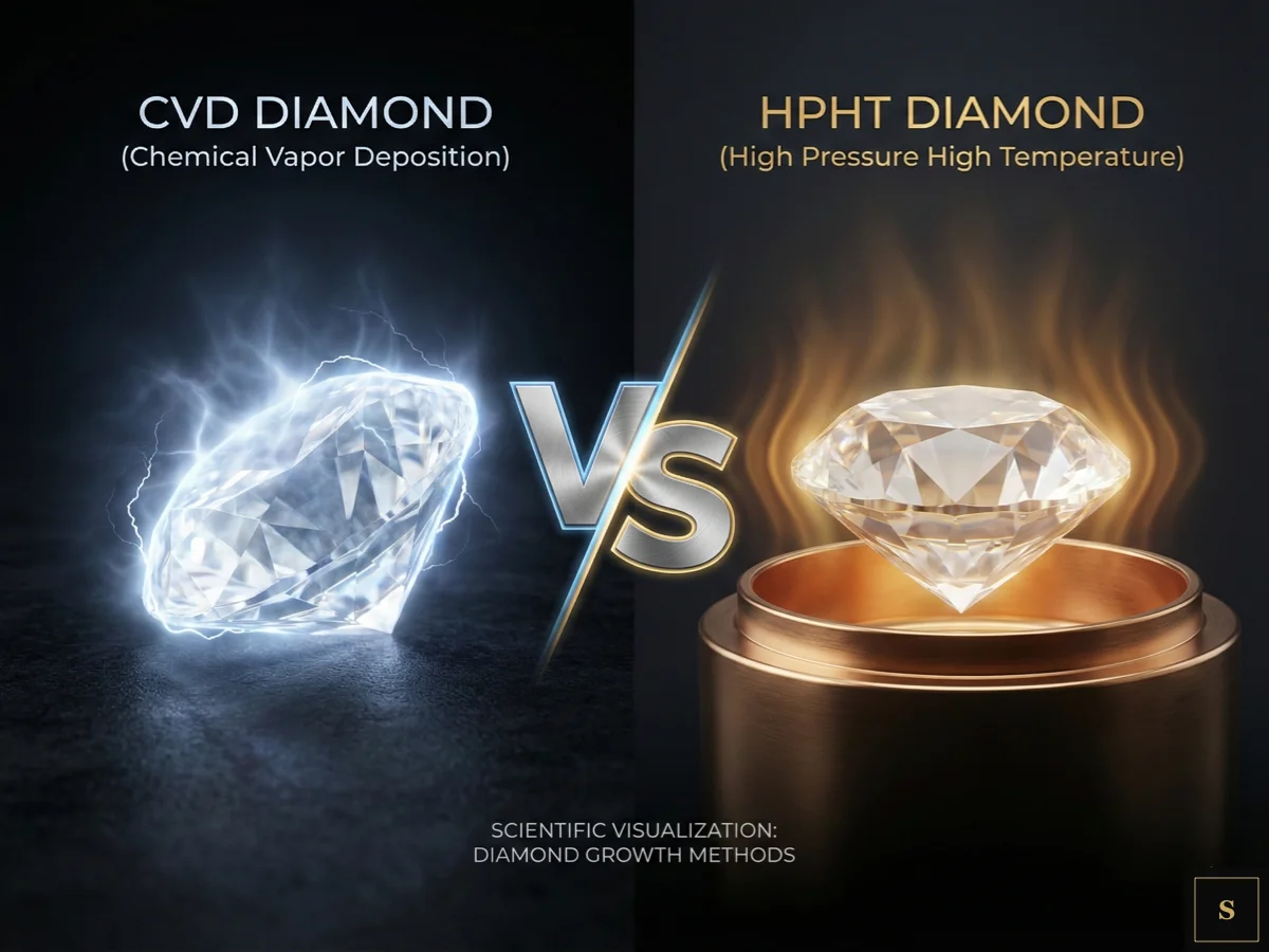 CVD vs HPHT Diamonds: Complete Comparison Guide for 2025